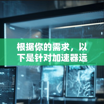 根据你的需求,以下是针对加速器远程连接软件的分步解决方案 根据你的需求,以下是针对加速器远程连接软件的分步解决方案